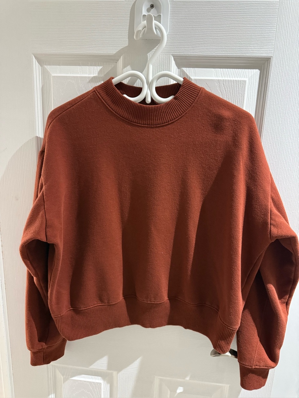 A new day (target) Rust  mock neck Sweatshirt